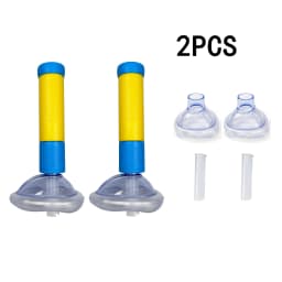 Portable Anti Choking Device Life Saving Suction Vac Anti Asphyxia CPR Training Mask First Aid Kit Adults & Children Home Rescue