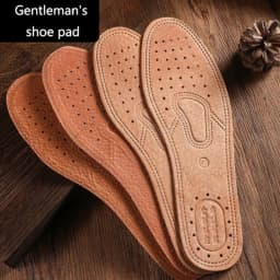 Leather Insoles for Men and Women Breathable Suitable for Summer Absorb Sweat Comfortable Thick Cowhide Sports Shoes