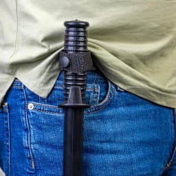 Baton Holder for Duty Belts - Tactical Holster for Law Enforcement and Security Personnel - Open Top Baton Holster