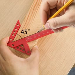 Precision Plastic/Aluminum Alloy Center Finder & Line Gauge with 45/90° Angle Marking Ruler - Woodworking Tool for Carpenters