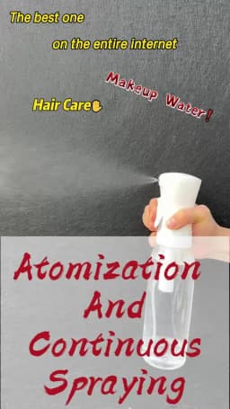 High Pressure Continuous Spray Bottle Hair Care Makeup Water Replenishing Separate Bottle Press Mist Spray Bottle