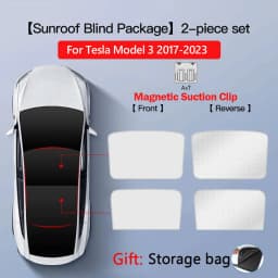 2026 For Tesla Model Y Juniper Sunshade Magnetic Suction Clip Sunroof Honeycomb Sunshades Model 3 Highland Skylight Accessory
