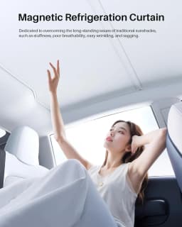 2026 For Tesla Model Y Juniper Sunshade Magnetic Suction Clip Sunroof Honeycomb Sunshades Model 3 Highland Skylight Accessory