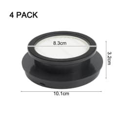 Washable HEPA Filter For Laresar For V7 Handheld Vacuum Cleaner, Reusable Replacement Filters For Home With Pets, White