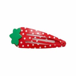Oversized 28cm Strawberry Polka Dot Hair Clips Novelty Hairpin Y2K Lolita Girl Hair Accessories Cosplay Photo Prop Festival Gift
