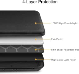 Hard EVA Laptop Sleeve Case 13 13.3 15.6 16inch For MacBook Air/Pro Shockproof Computer Bag With Lenovo, HP, ASUS, Dell Carrying