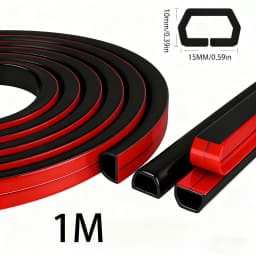 1/4M Flexible Floor Cable Cover, Self-Adhesive Wall Cord Hider, Internet Wire Duct & Cable Management