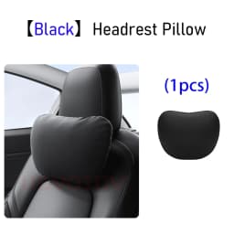 USVOTOV Uniquely Designed Headrest Pillow for Tesla Model 3 Y S X Neck Pillow Soft Car Neck Support Cushion Interior Accessories