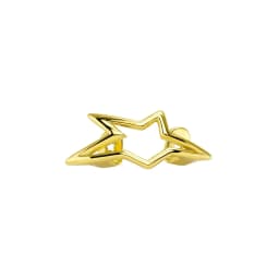 Unisex Y2K Cyber Punk Glossy Star Pentagram Tooth Caps Irregular Geometric Christmas Theme Accessory Teeth Grillz Jewelry