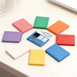 3D Printed SIM Card Storage Case,Portable Shockproof Holder For SIM Cards,Micro SD Card & Eject Pin,Nano Memory Card Storage Box