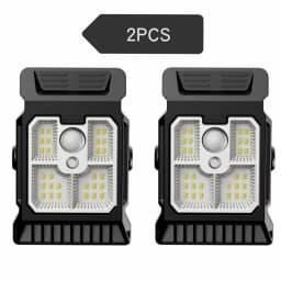 New upgraded intelligent sensing solar clip lamp outdoor courtyard lamp garden lighting solar wall lamp