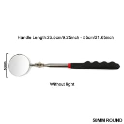 Car 360° Inspection Mirror LED Light Telescopic Inspection Mirror for Check The Condition of Vehicle Automotive Repairs Tools