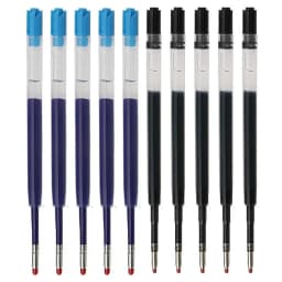 5/50 PCS Ballpoint Pen Refill For Parker Pens Medium Gel Pen L:10cm In Black Ink Rods Refills Office School Supplies Stationery
