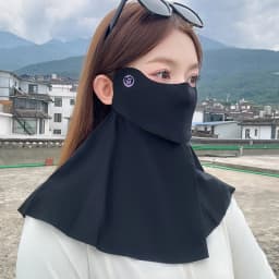 Drinking Water, Neck Protection, Sun Protection, Ice Silk Mask, No Trace, UV Protection, Cycling, Breathable and Sunshade