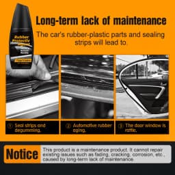 Rubber Seal Protectant | Rejuvenates Color & Flexibility, Prevents Sticking in Winter, Prolongs Rubber Seals on Doors & Windows