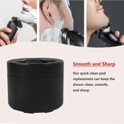 Replacement Quick Cleaning Pod Compatible with Philips 2nd Series 7000 S9000 S5000 Angular polygon Shavers,for Philips Cleaning