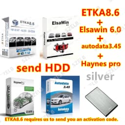Haynes Pro and Autodata3.45 EU Auto Repair Software +Etka 8.6 with ELSAWIN 6.0 Group Vehicle Electronic Parts Catalog