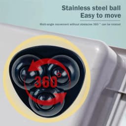 Self Adhesive Paste Universal Wheel 360 Degree Free Rotation Small Wheels No Noise for Trash Can Bottom Kitchen Small Appliances