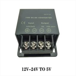 12V 24V to 5V 5A 10A 15A DC DC Converter Step Down Voltage Regulator Buck Converter Car Power Supply Transformer Module