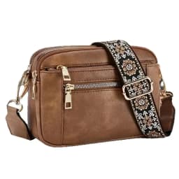 Retro fashion classic, women's multifunctional bag, zipper shoulder strap crossbody bag, small square bag, suitable for office w
