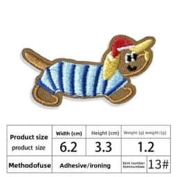 2PCS/lot Embroidered Black Cat Design Patch Cute Iron On Patch for Clothing Jeans Jacket Decoration