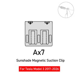 2026 For Tesla Model Y Juniper Sunshade Magnetic Suction Clip Sunroof honeycomb Sunshades Model 3 Highland Skylight Accessory