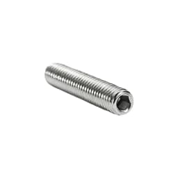 DIN913 304 Stainless Steel A2-70 Hexagon Socket Flat Point Set Screws Allen Headless Grub Screws M1.6 M2 M2.5 M3 M4 M5 M6 M8 M10