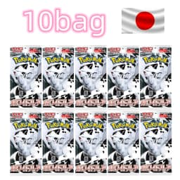 Pokemon Japanese 140pcs PTCG Game Collection Foil Card Japan Scarlet Violet 151 SV11B Black Bolt & SV11W White Flare Booster Box
