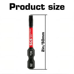 10/20Pcs T20 50mm Torx Screwdriver Bits, S2 Steel, High Hardness, Durable, with Magnetic Attraction, Rust-Resistant and Wear-Resistant, Suitable for Precision Component Repair and Furniture Installation