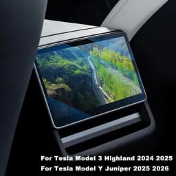 for Tesla Model Y Juniper 2025 2026 Model 3 Highland 2024 2025 Tempered Glass Film Protector Rear Center Control Protective