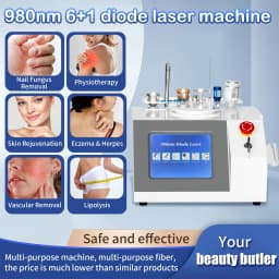 Diode Lase Multifunctional Beauty Instrument for Removing Redness Nail Fungus Pain Relief Skin Regeneration Eczema Herpes