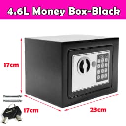 Safe Box Digital Safety Electronic Money Box for Cash Home Office, Jewelry, Large Capacity Security Steel with keys and Bolts