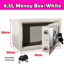 Safe Box Digital Safety Electronic Money Box for Cash Home Office, Jewelry, Large Capacity Security Steel with keys and Bolts