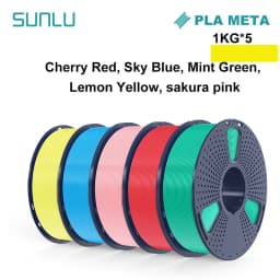 SUNLU 5KG 3D AntiString PLA/PLA Meta/High Speed PLA Filament 1.75mm 1KG/Roll 3D Printer Neatly Wound 3D Filament for 3D Printer