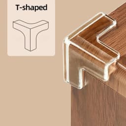 Baby Safety Silicone Table Corner Protector Furniture Edge Protection Cover Transparent Children Anti Collision Edge Guards