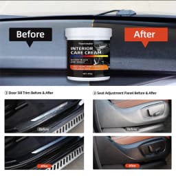 400g Heavy-Duty Car Plastic Renovator Wax - Fast-Acting Scratch Repair, Restores & Protects Car Bumpers, Interiors, Dashboard