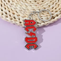 Rock Roll Music Song Enamel Pendant Keychain Band Vintage Badge Keyrings for Backpack Decorate Collectibles