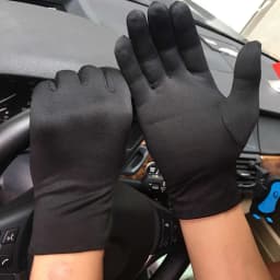 1 Pair Spring Summer Spandex Gloves Black White Etiquette Thin Stretch Gloves Dance Tight White Jewelry Gloves Gloves For Male