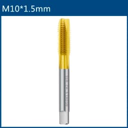 HSS Titanium Coating Screw Tap Drill Bit M2 M2.5 M3 M3.5 M4 M5 M6 M8 M10 M12 Metric Straight Flute Thread Tap Hand Tools