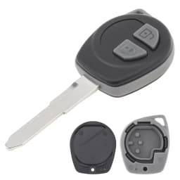 2 Buttons Auto Car Key Fob Case Shell Replacement Remote Cover with HU87 Blade Fit for SUZUKI IGNIS ALTO SX4 VAUXHALL AGILA