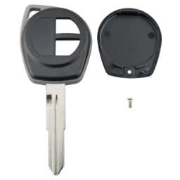 2 Buttons Auto Car Key Fob Case Shell Replacement Remote Cover with HU87 Blade Fit for SUZUKI IGNIS ALTO SX4 VAUXHALL AGILA