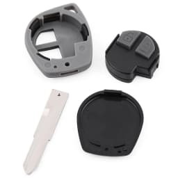 2 Buttons Auto Car Key Fob Case Shell Replacement Remote Cover with HU87 Blade Fit for SUZUKI IGNIS ALTO SX4 VAUXHALL AGILA