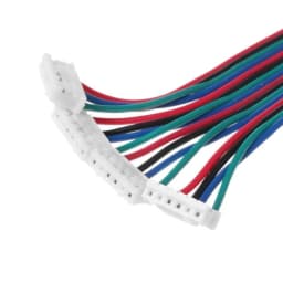 4pcs 100/200/300cm 4pin to 6pin XH2.54 NEMA 17 Stepper Motor Cable AWG26 DuPont Line For 3D Printer 42 Stepper Motor