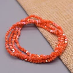 Yanqi 38 Color High quality Triangle Crystal Beads 4mm 130pcs Loose Crystal Glass Beads For Jewelry Making DIY Earring Necklace