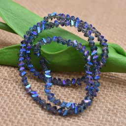 Yanqi 38 Color High quality Triangle Crystal Beads 4mm 130pcs Loose Crystal Glass Beads For Jewelry Making DIY Earring Necklace