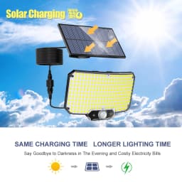 234/280 LED Solar Lights 3 Working Modes Super Bright Motion Sensor Outdoor IP65 Waterproof Flood Wall Security Lights Yard