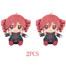 Cute Kasane Teto Plush Toy Soft Doll Stuffed Plushies Figure Anime Cosplay Cartoon Birthday Present Christmas Gift for Fans