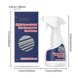 Multipurpose Rust Remover Spray for Metal Easy To Use Metal Derusting & Cleaning Spray for Car Maintenance Cleaning 120ml