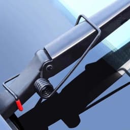 Auto Wiper Blade Arm Tension Spring Booster Alloy Pressure Enhancer Rubber Cover Anti Scratch No Tool Install Strong Grip Fixer