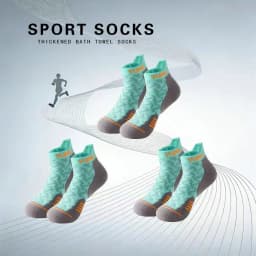 1/3Pairs Professional Sports Short Socks Men's Women Thick Towel Quick Dry Wicks Ankle Socks for Fitness Running Gift Spring New